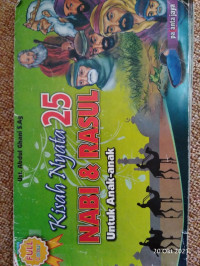 Image of Kisah Nyata 25 Nabi dan Rasul Utuk Anak-Anak