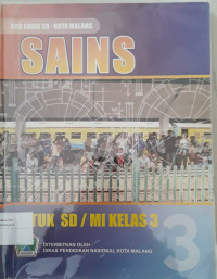 Image of SAINS untuk SD/MI Kelas 3