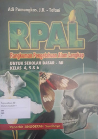 Image of RPAL Rangkuman Pengetahuan Alam Lengkap : untuk sekolah dasar -mi kelas 4, 5 dan 6