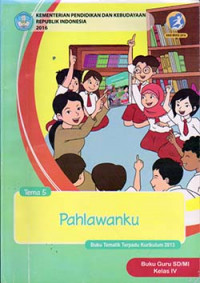 Image of Pahlawanku: tema 5 buku guru sd/mi kelas 4