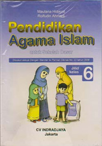 Image of Pendidikan Agama Islam: untuk sekolah dasar kelas 6